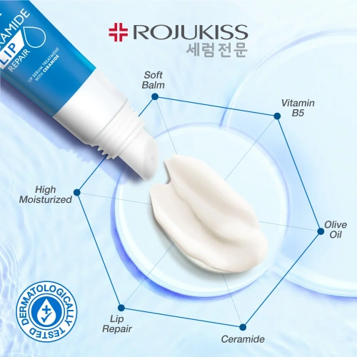 Rojukiss 5X Ceramide Lip Serum Treatment 10ml фото 2