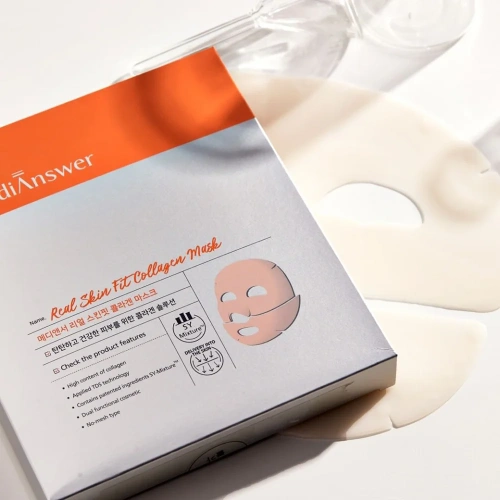 Medi Answer Real Skin Fit Collagen Mask 35g фото 2