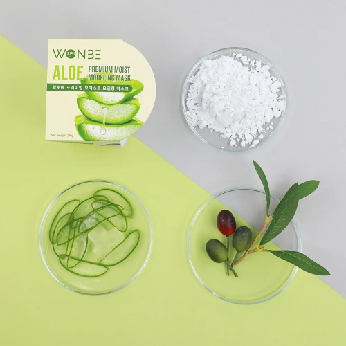 WONBE Aloe Premium Moist Modeling Mask 24g фото 3
