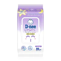 D-nee Organic Sweet Dream Baby Wipes 80 Sheets