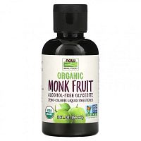 NOW Foods, Органический плод монаха, жидкий подсластитель, 59 мл (2 жидк. Унции)