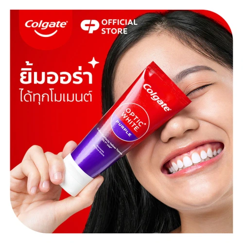Colgate Toothpaste Optic White Purple 100g фото 4 Colgate Toothpaste Optic White Purple 100g фото 4