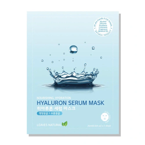 Leaves Natural Hyaluron Serum Mask 25ml
