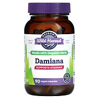 Oregon's Wild Harvest, Дамиана, 90 вегетарианских капсул без ГМО