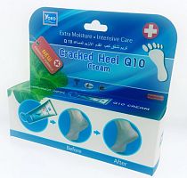 Крем для ступней ног Yoko Cracked Heel Q10 Cream, 50 гр., Таиланд