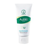Mentholatum Acnes Clear  Whitening Wash 50 G. ล้างหน้า ลดสิว ผิวกระจ่างใส