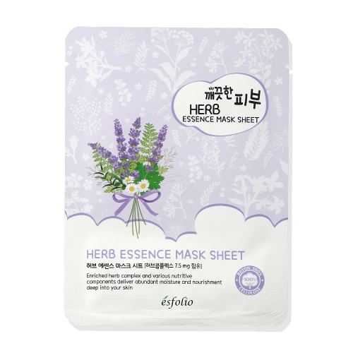 Esfolio Pure Skin Herb Essence Mask Sheet 25ml
