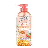 Benice Shower Cream Honey Nectarine Body Butter 450 Ml. ครีมอาบน้ำ ชุ่มชื่น