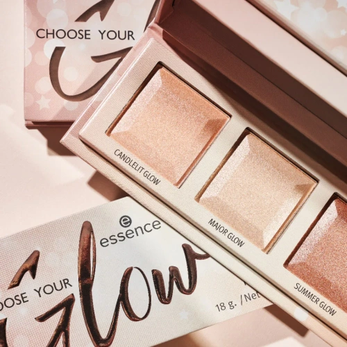 essence Choose Your Glow Highlighter Palette 18g фото 2