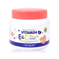Precious Skin Thailand Vitamin E&C Peach Cream 200g