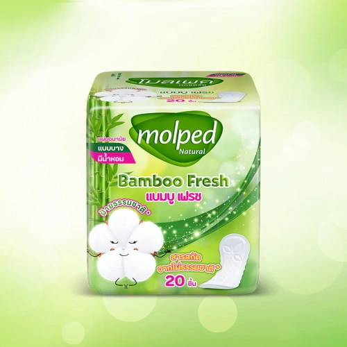 Molped แผ่นอนามัย Bamboo Fresh Slim 20pcs фото 2