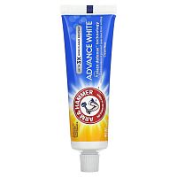 Arm & Hammer, Advance White, высокоэффективная отбеливающая зубная паста, чистый аромат мяты, 4,3 унции (121 г) Arm & Hammer, Advance White, высокоэффективная отбеливающая зубная паста, чистый аромат мяты, 4,3 унции (121 г)