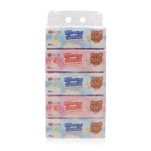 KUMA Facial Tissue [168Sheets x 5pcs]