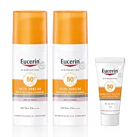 Eucerin [Save 20%] Eucerin Sun Serum Thiamidol Spotless Brightening SPF50+ PA++++ [50ml x 2pcs] [Free! Eucerin Sun Dry Touch 5ml