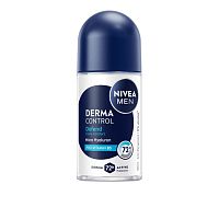 Nivea Men Roll On Derma Control Defend 50 Ml. โรลออนลดเหงื่อ ระงับกลิ่นกาย