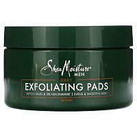 SheaMoisture, Ежедневные отшелушивающие салфетки для мужчин, 30 шт.