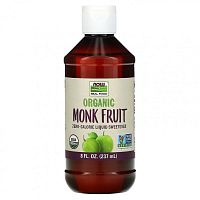 NOW Foods, Real Food, органический архат, жидкий подсластитель с нулевой калорийностью, 237 мл (8 жидк. унций)