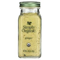 Simply Organic, Имбирь, 1,64 унции (46 г)