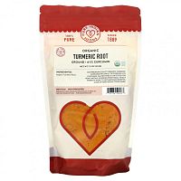 Pure Indian Foods, Органический корень куркумы, порошок, 212 г (7,5 унции)