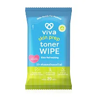 Viva Skin Prep Toner Wipe Skin Refreshing 20 Sheets