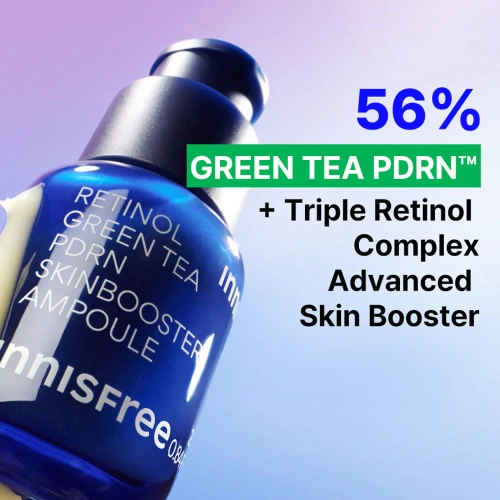 Innisfree Retinol Green Tea PDRN Ampoule 25ml фото 2 Innisfree Retinol Green Tea PDRN Ampoule 25ml фото 2
