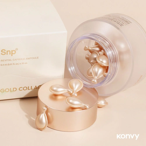 SNP Gold Collagen Revital Ampoule 30 Capsules фото 2