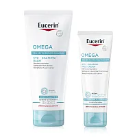 Eucerin [Save10%] Omega Ato-Calming Balm 200ml  +Omega Ato-Calming Face Cream 50ml