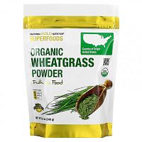 California Gold Nutrition, SUPERFOODS, порошок из органических ростков пшеницы, 240 г (8,5 унции)