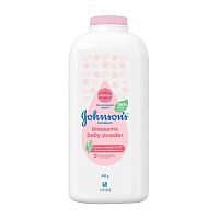 Johnson's Baby Powder Cornstarch Blossoms 400 G. แป้งเด็กจอห์นสัน