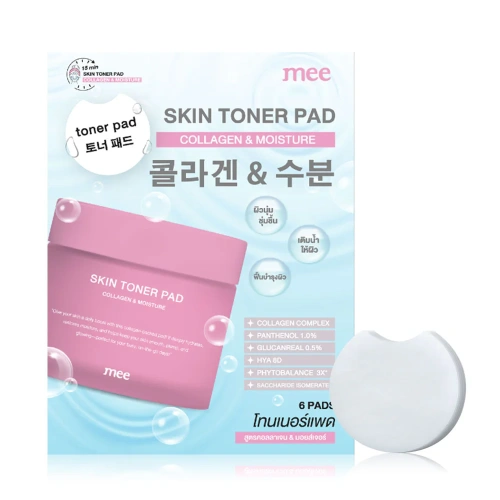 Mee Skin Toner Pad Collagen & Moisture 12g Mee Skin Toner Pad Collagen & Moisture 12g