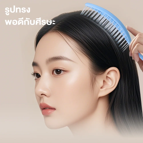 KVY Hollow Massage Hair Comb фото 5