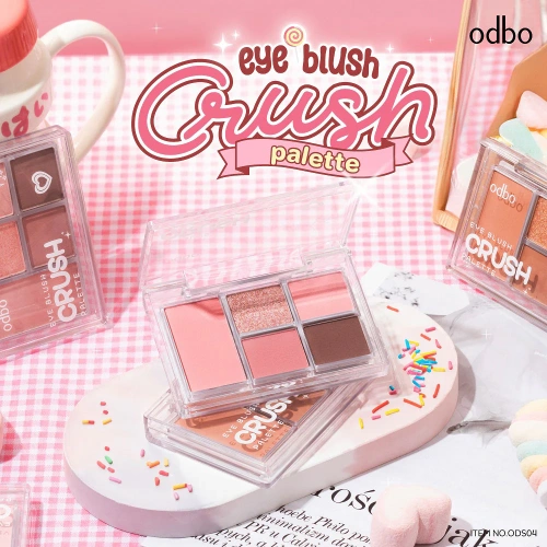 ODBO Eye Blush Crush Palette 6g фото 2