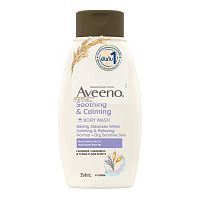 Aveeno Stress Relief Lavender Body Wash 354ml.