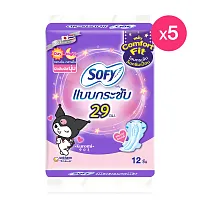 Sofy x KUROMI ผ้าอนามัย Body Fit Day & Night 29cm [12pcs x 3packs]