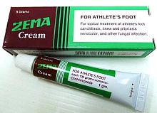 Крем антигрибковый для лечения кожных заболеваний, экземы и дерматита Zema Cream, 5 гр., Таиланд