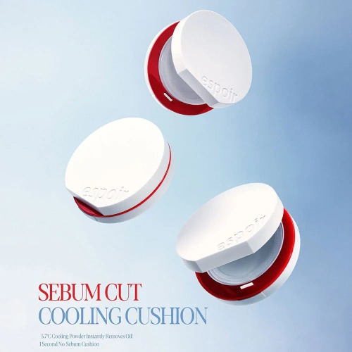 ESPOIR Be Velvet Sebum Cut Cooling Cushion 16g фото 3