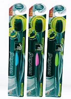 Антибактериальная Зубная щетка "Бамбук и Уголь" / Twin Lotus Bamboo Charcoal