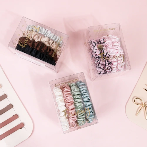 Ferrany London Silk Scrunchies Set 4pcs фото 3