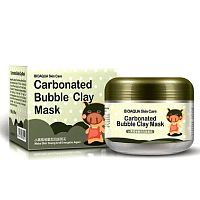Пузырьковая очищающая маска Bioaqua Carbonated Bubble Clay Mask, 100 мл.