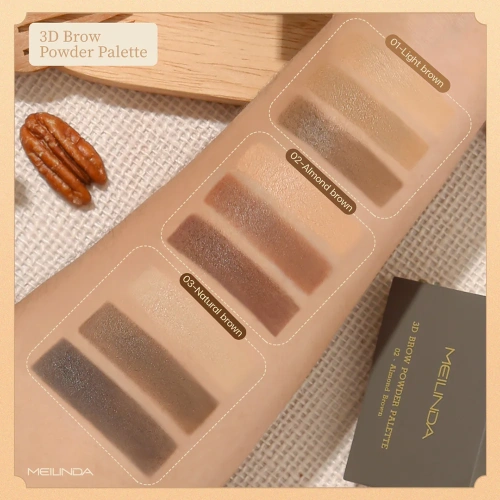 Mei Linda 3D Brow Powder Palette фото 3