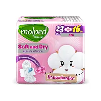 Molped ผ้าอนามัย Soft&Dry Slim 0.1 [23 cm x 10pcs]