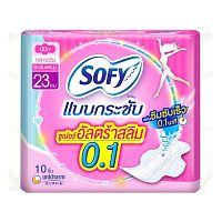 Sofy Body Fit SuperUltraSlim0.1 Wing 23 cm. 10's