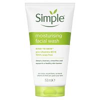 Simple Kind To Skin Moisturising Face Wash 150 Ml. โฟมล้างหน้า
