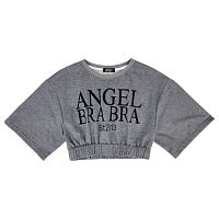 Angel Bra Bra Oversize Cropped Dumpling Grey