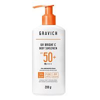 Gravich UV Bright C Body Sunscreen SPF50+ PA++++ 200 g.