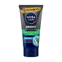 Nivea Men Bright Oil Clear Face Mud Foam 150 G. โฟมล้างหน้า ผิวมัน สิว ลดสิว
