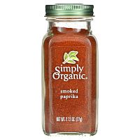 Simply Organic, Органическая копченая паприка, 2,72 унций (77 г)