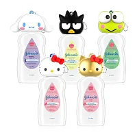 Johnsons Set 5 Items Baby Oil x Sanrio Header all 5 Character [125ml x 5pcs]