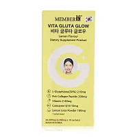 MEMBERK Vita Gluta Glow Lemon Flavour [2g x 10 Sachets] ( Expiration Date : 2026.01.18 )
