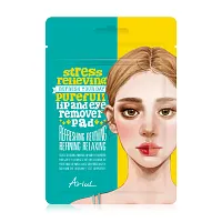 ARIUL Stress Relieving Purefull Lip And Eye Remover Pad 10 Pads